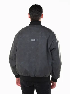 Bomber efeito pele com interior em pelo