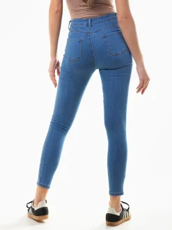 Calças de ganga skinny push-up