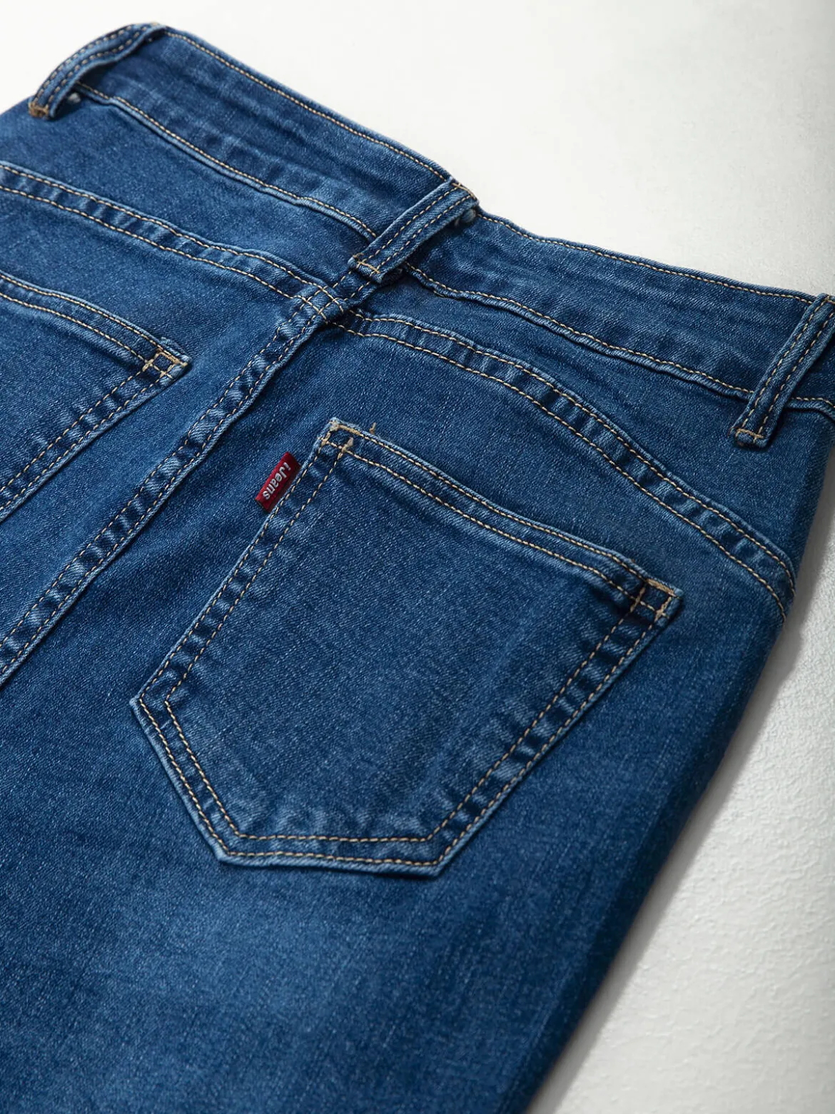 Calças ganga skinny fit azul escuro
