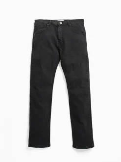 Calças ganga slim fit pretas