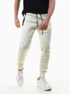 Calças jogger color block