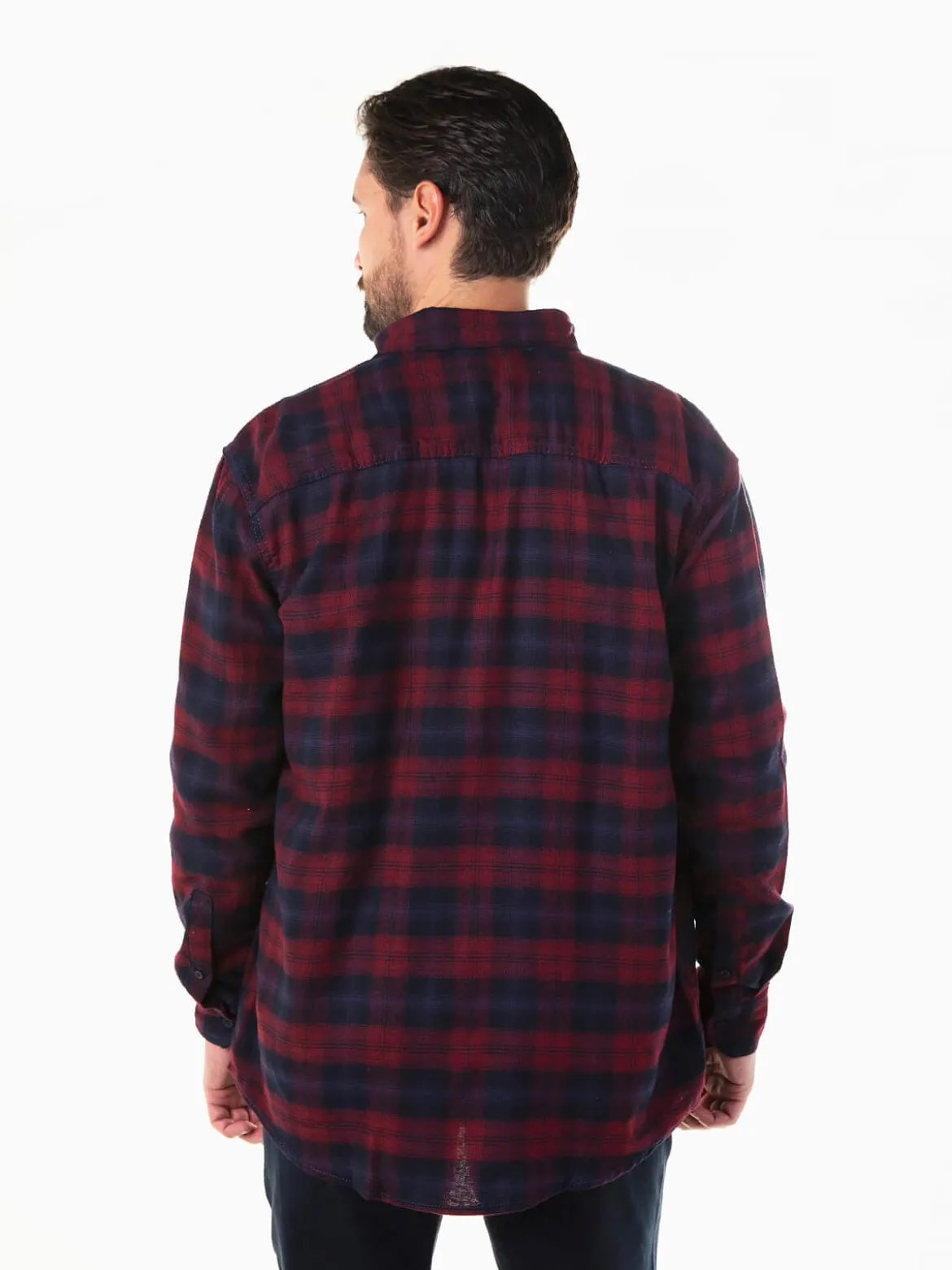 Camisa flanela xadrez com bolso