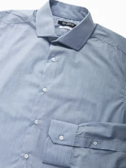 Camisa regular fit azul