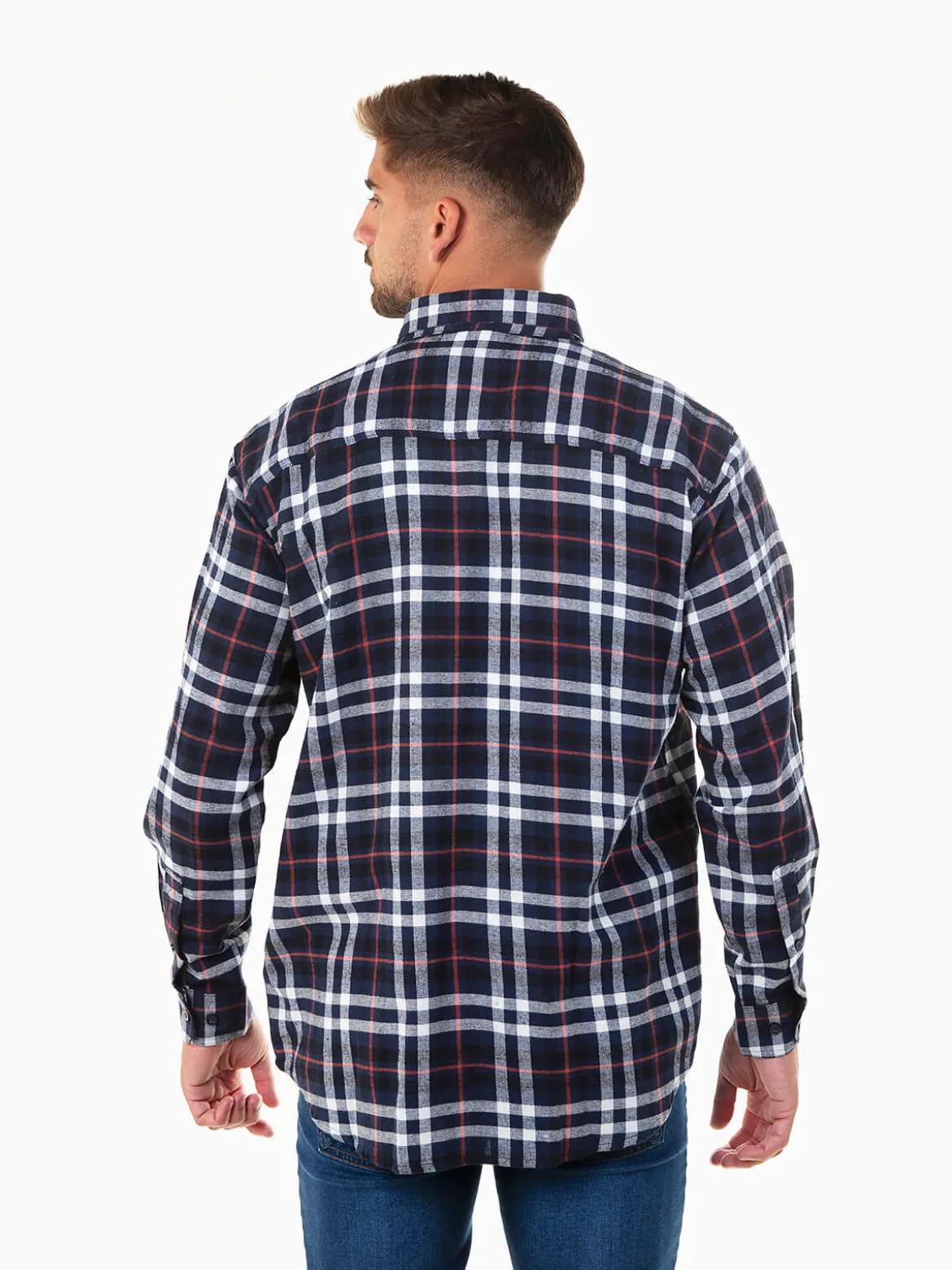 Camisa xadrez de flanela