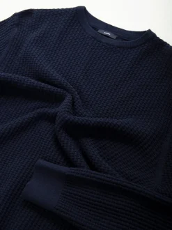Camisola de malha com textura
