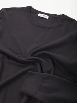 Camisola malha básica gola redonda