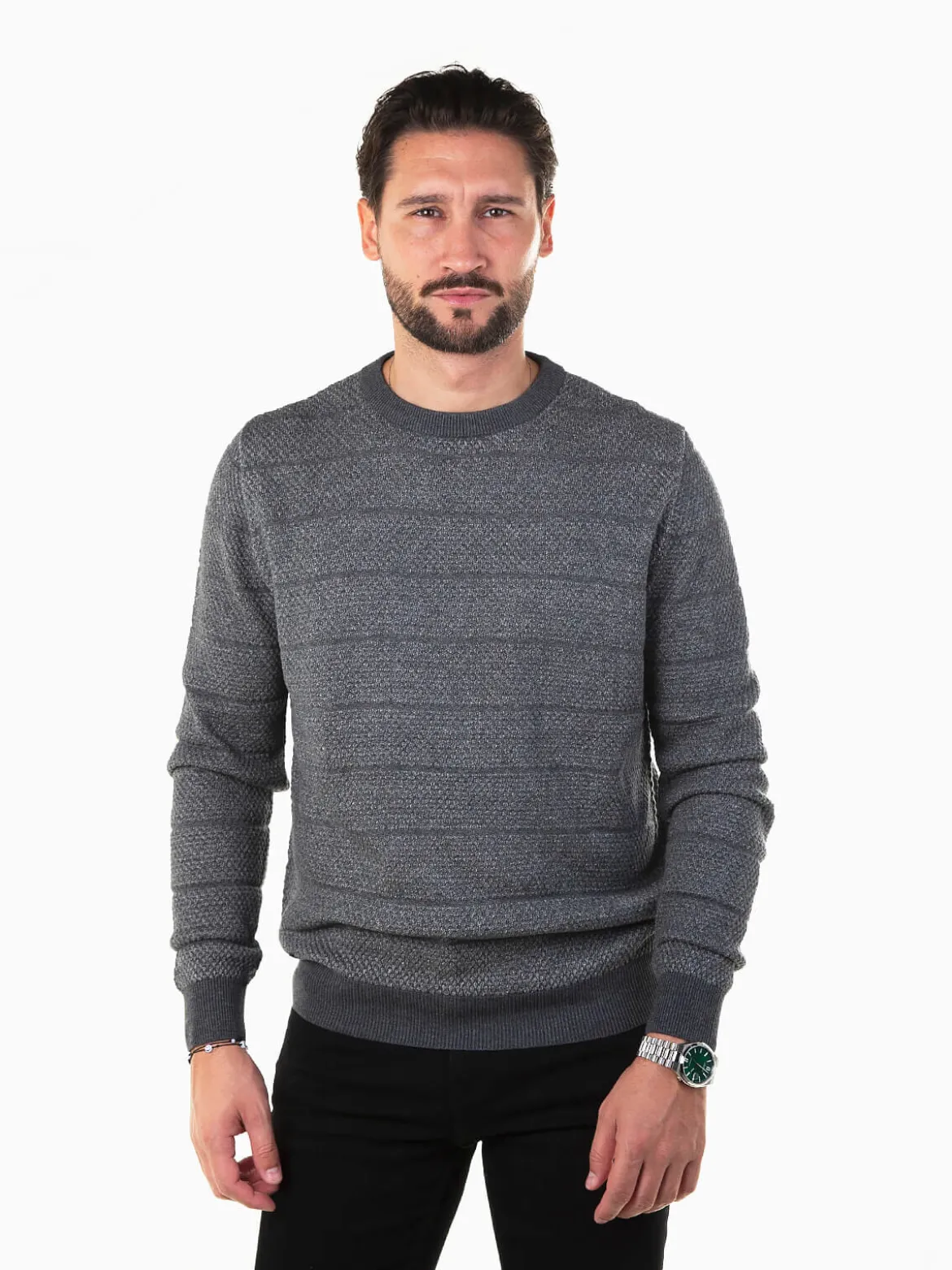 Camisola malha com estrutura