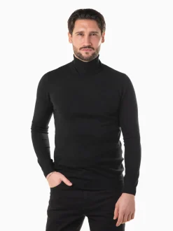 Camisola malha gola alta