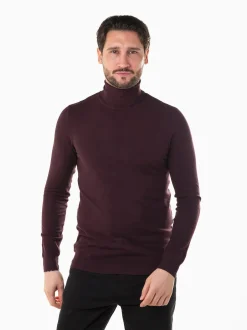 Camisola malha gola alta