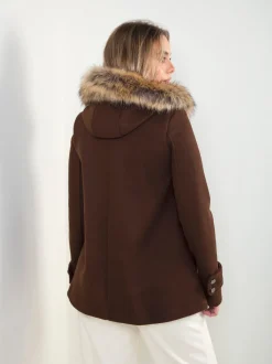 Canadiana fazenda capuz com pelo