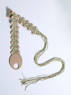 Cinto verde de juta