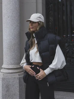 Colete acolchoado oversize