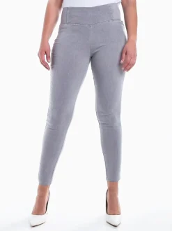 Jeggings elásticas cintura alta