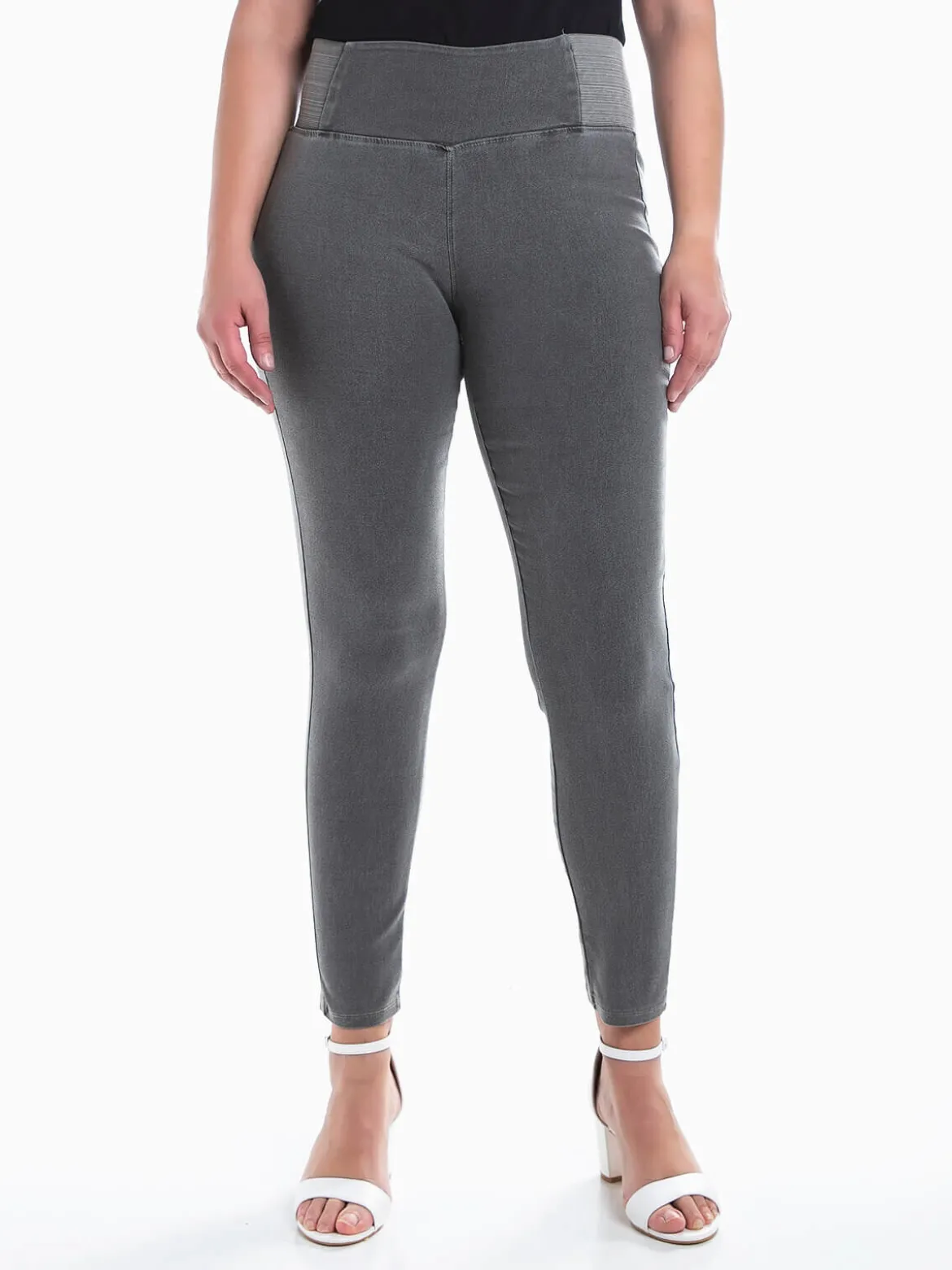 Jeggings elásticas cintura alta