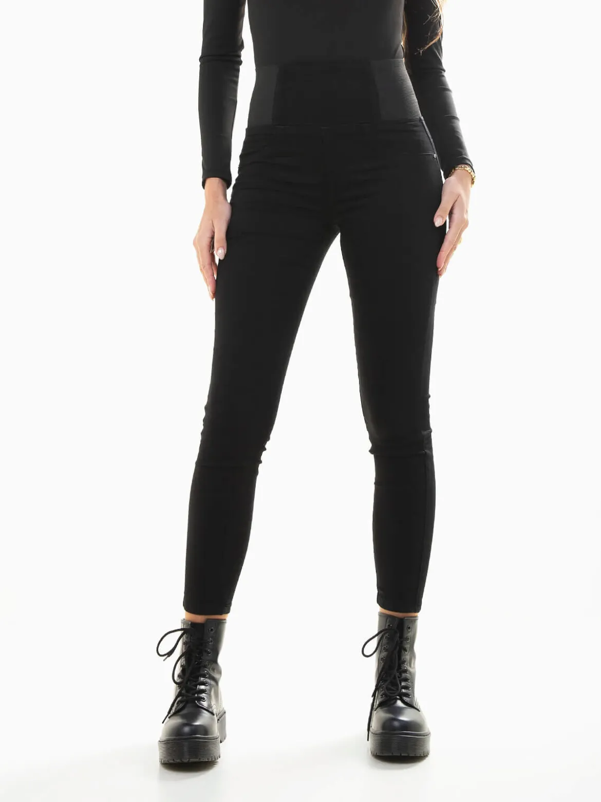 Leggings pretos cintura alta modeladora