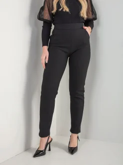 Leggings riscas com interior polar
