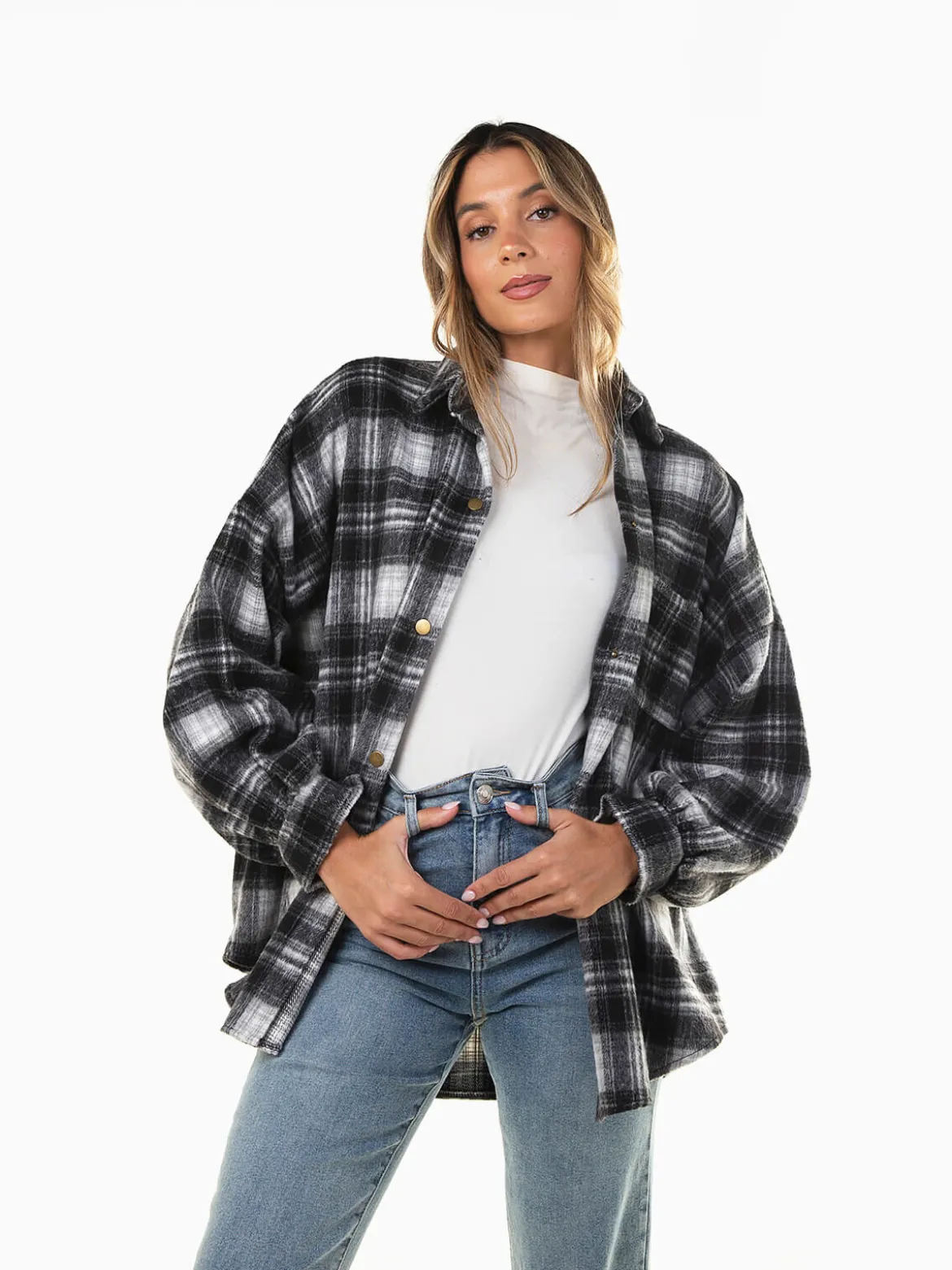 Sobrecamisa flanela em xadrez