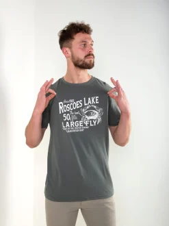 T-shirt com estampado frontal