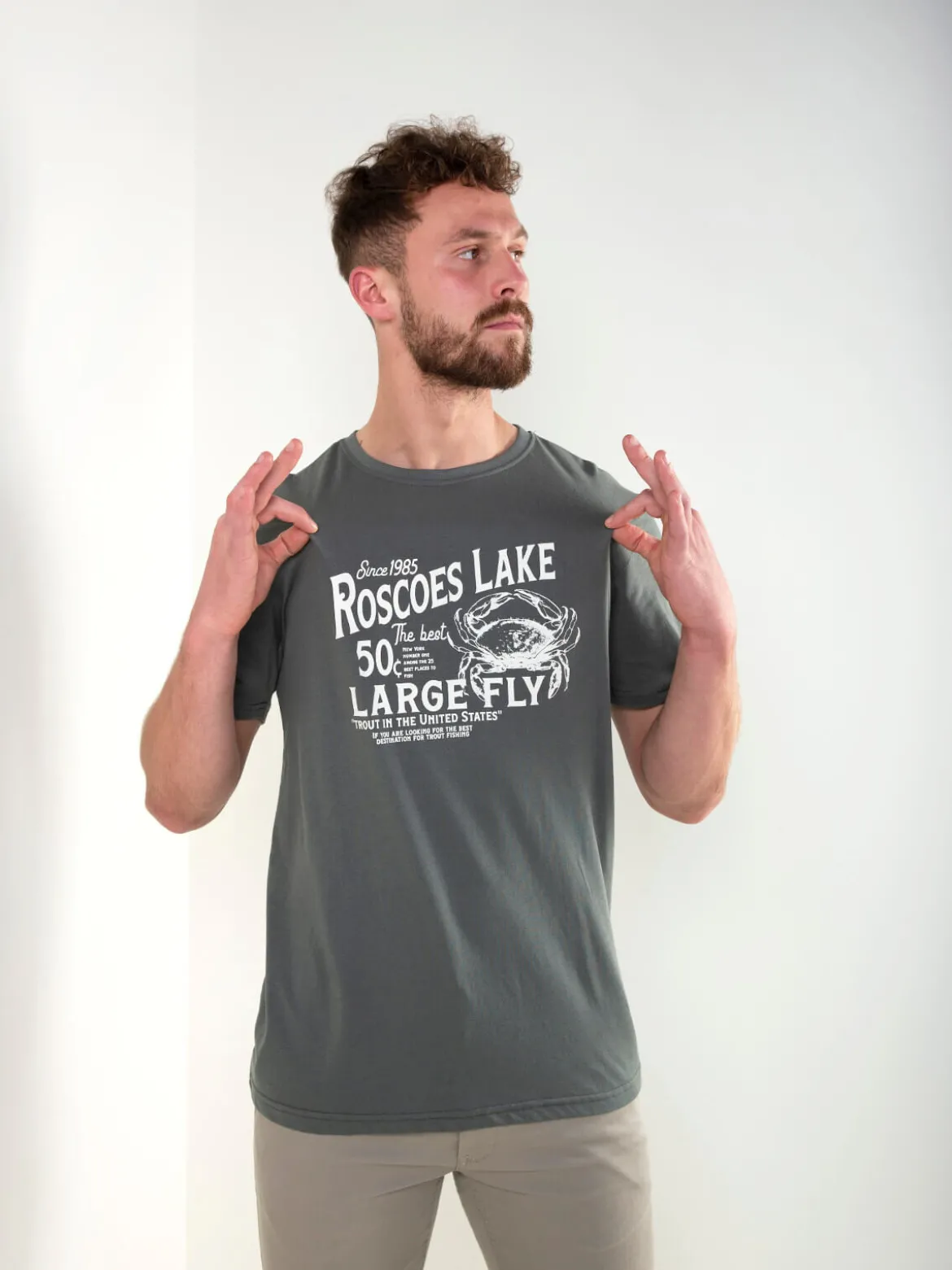 T-shirt com estampado frontal